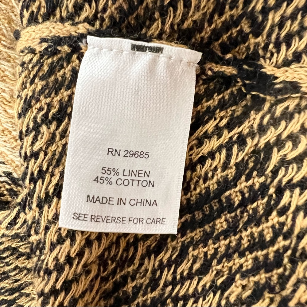 Pendleton Linen Blend Abstract Pattern Cardigan L… - image 6